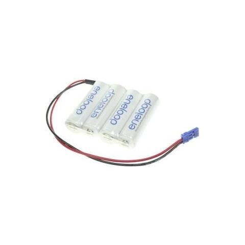 Akkupack 4 Mignon (aa) Kabel, Stecker Nimh Eneloop Reihe F1x4 Graupner 4.8 V 1900 Mah (124006) - Foto 1