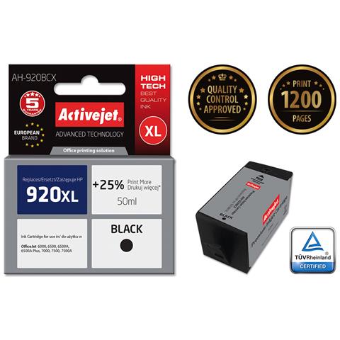 AH-920BCX cartuccia d'inchiostro 1 pz Compatibile Resa elevata (XL) Nero - Foto 1