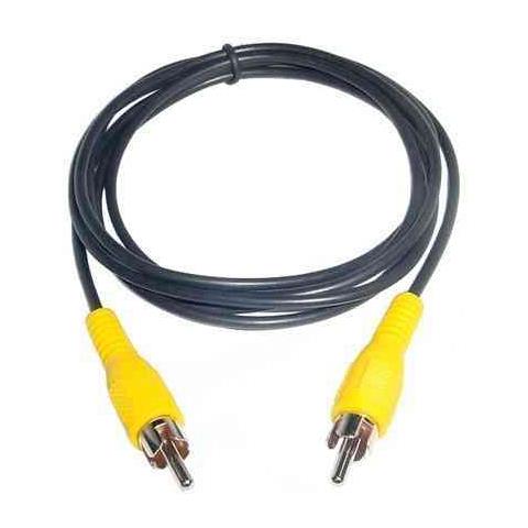 Cavo Rca Macho - Macho - Macho Yatek, Ideale Per Telecamere Per La Visione Posteriore, Lunghezza 3 Metri, Nero - Foto 1