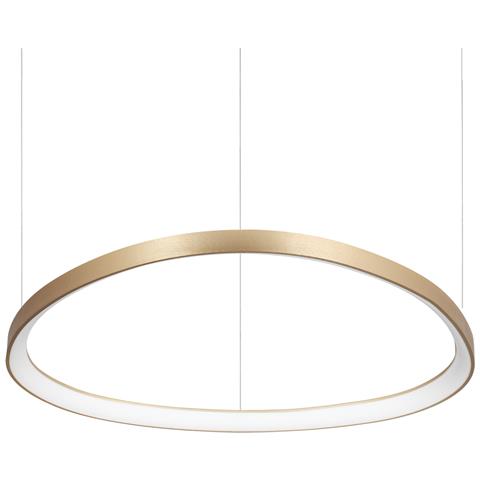 Lampadario A Sospensione Contemporaneo Gemini Metallo Ottone Led 55w 3000k Ip20 - Foto 1