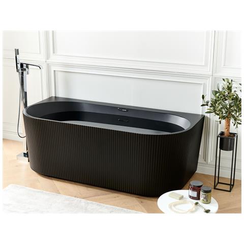 Vasca Da Bagno Gocta 170 X 80 Cm Nero - Foto 1
