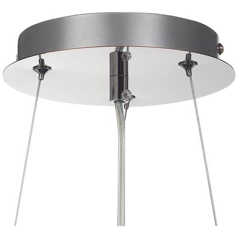 Lampadario A 5 Luci Metallo Argento Lameira - Foto 7
