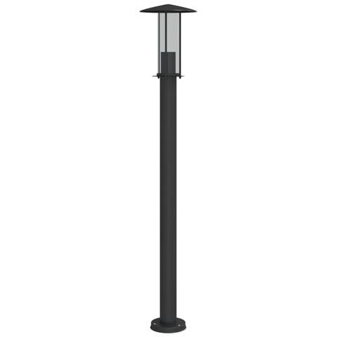 Lampada Da Terra Per Esterni Argento 100 Cm In Acciaio Inox - Foto 2