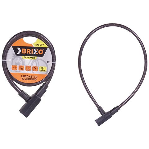 Lucchetto A Cerchio Per Cicli Brixo Easy Park - Ø8x65 Cm. - Foto 1