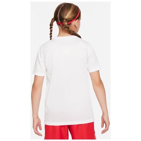 T-Shirt Dry Park Vii Jr Bv6741-103 Bambino Taglia L Colore Bianco - Foto 2