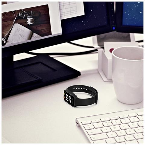 Bracciale Per Xiaomi Smart Band 8 Active, Redmi Band 2 Black - Foto 5