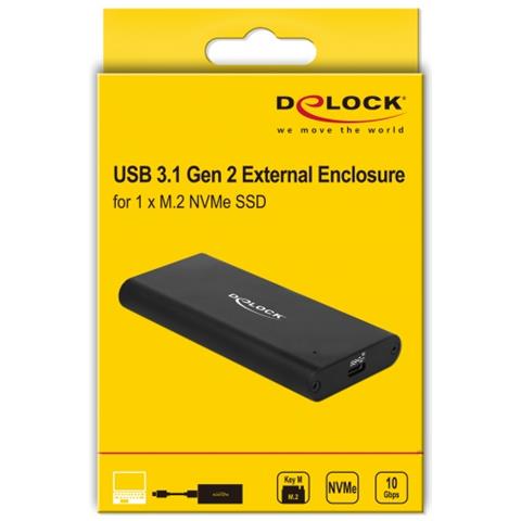 42614 contenitore di unità di archiviazione Box esterno SSD Nero - Foto 4