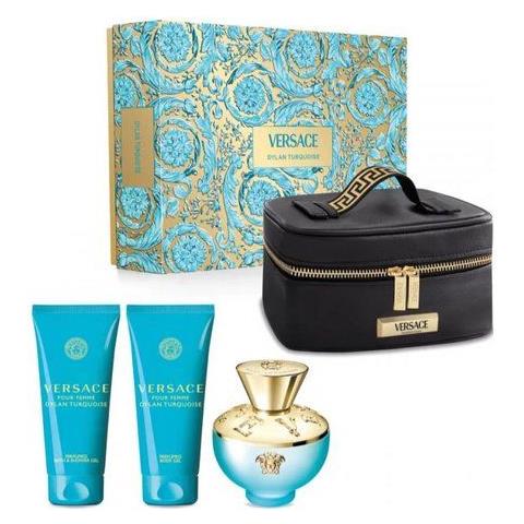 Set Regalo Donna Gianni Versace Dylan Turquoise Eau De Toilette 100 Ml - Foto 1
