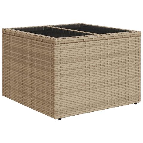 Set di Divani da Giardino da 6 Pezzi con Cuscini Beige Polyrattan - Foto 2