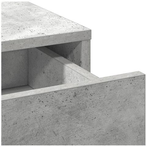 Armadio alto Grigio cemento 40x41x135 cm Legno ingegnerizzato - Foto 9