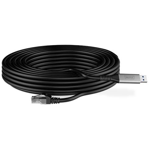 USB 3.2 Gen1 - Cavo Ethernet RJ45, 1Gbit /s, 10m - Foto 3
