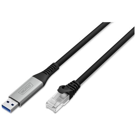 USB 3.2 Gen1 - Cavo Ethernet RJ45, 1Gbit /s, 10m - Foto 1
