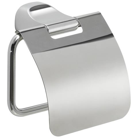 Portarotolo Coperto Da Muro In Acciaio Inox E Cromall St25 Gedy Serie Stelvio Cromato - Foto 1