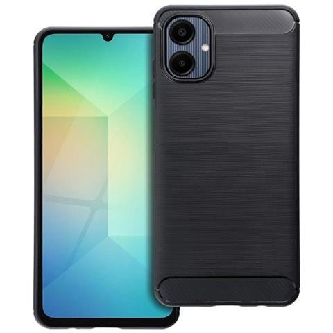 Custodia B-case Tpu Silicone Cover Case Per Samsung Galaxy A06 4g Carbon Metal Black - Foto 1