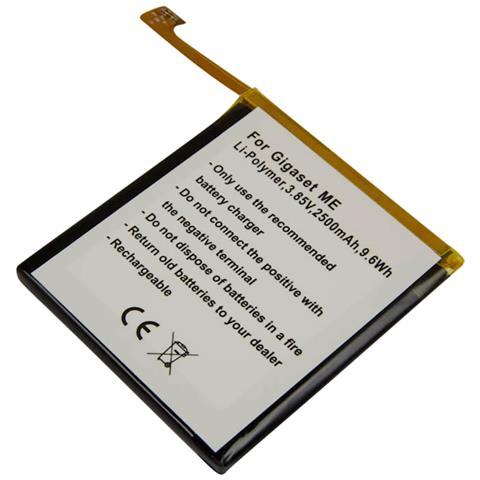 Batteria Per Smartphone Gigaset Me Li-polimero 3,85v 2500mah 9.6wh - Foto 1