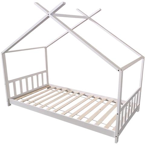 Letto Per Bambini 190x90cm Bianco Gaspard - Foto 1
