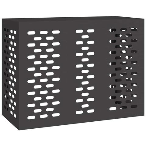 Copertura per condizionatore d'aria Nero 110 x 50 x 80 cm - Foto 1