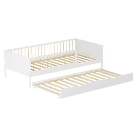 Letto A Scomparsa Per Bambini 190x90cm Bianco Adam - Foto 1