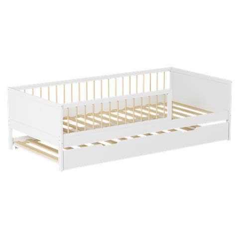 Letto A Scomparsa Per Bambini 190x90cm Bianco Adam - Foto 2