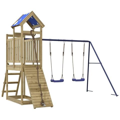 Set da Gioco da Esterno in Legno di Pino Impregnato - Foto 1