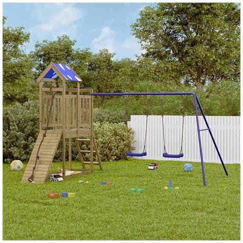 Set da Gioco da Esterno in Legno di Pino Impregnato - Foto 2