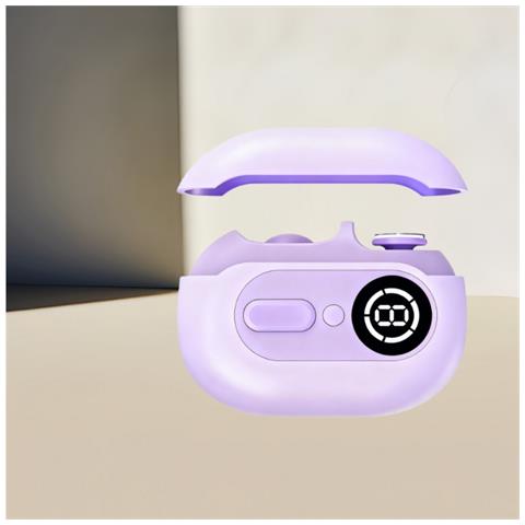 Tagliaunghie Elettrico 4-in-1: Cura Professionale Delle Unghie Con Levigatura, Lucidatura E Luce Led Purple - Foto 3