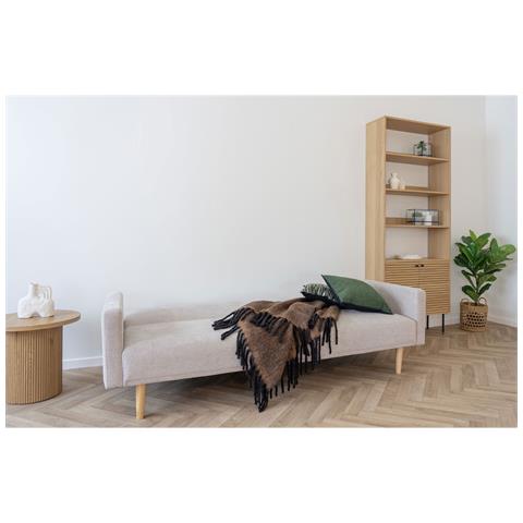 Plaid Carmel In Misto Lana Marrone Con Frange Nere 130x170 Cm - Foto 3