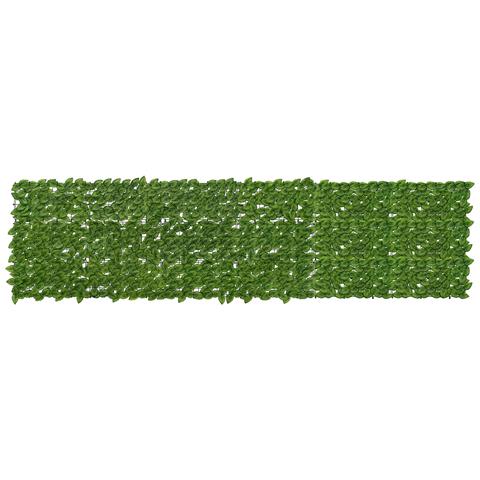 Schermo per balcone con foglie Verde e Giallo 300 x 75 cm - Foto 1