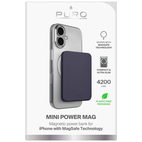 Batteria Esterna 4200 Mah Con Magsafe Grigia Puro - Foto 2