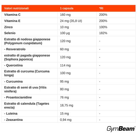 Integratore alimentare Antioxidant Complex con estratti vegetali capsule - Foto 2