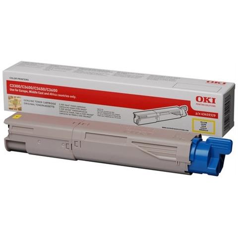 43459329 Toner Originale Giallo per C3300 Capacitá 2500 Pagine - Foto 6