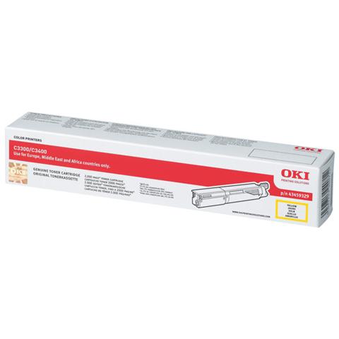 43459329 Toner Originale Giallo per C3300 Capacitá 2500 Pagine - Foto 1