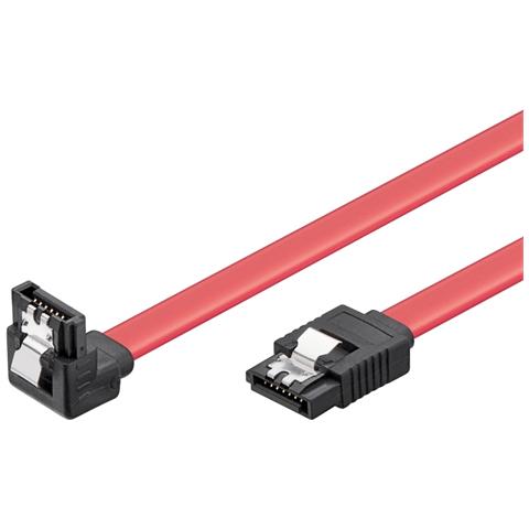 CAVO SATA 600 CON CLIP ANGOLATO, 0.30m - Foto 1