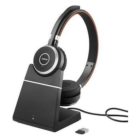 Cuffie Wireless EVOLVE 65 UC Stereo Bluetooth Colore Nero - Foto 2