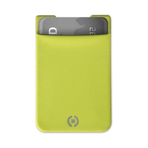 Tasca Portacarte Adesiva POCKETFIX per Smartphone Gialla - Foto 1