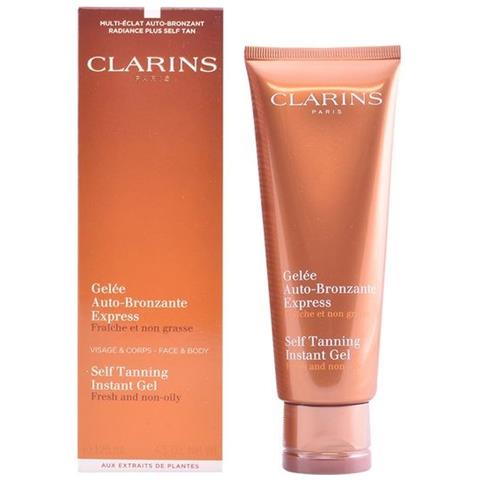 Solare Clarins Gelee Auto Bronzante Express, 125 - Crema Corpo Autoabbronzante Unisex - Foto 2