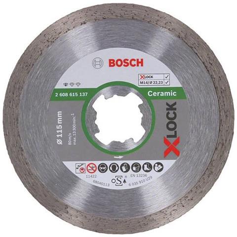 Professional 2608615137 Disco Diamantato Standard per Ceramica, X-Lock, Ø115 mm, Diametro Ø: 22.23 mm - Foto 1