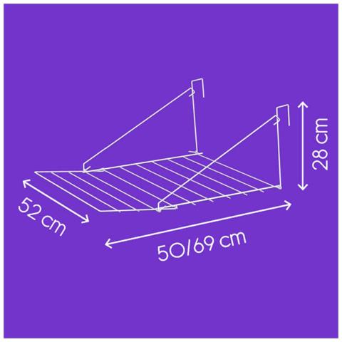 Stendibiancheria Pensile Breda 7 m Bianco - Foto 3