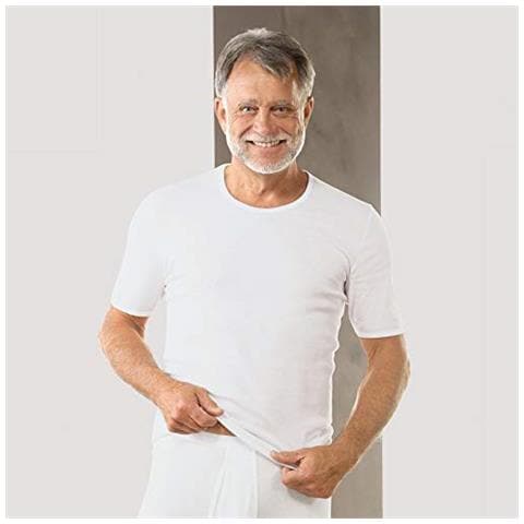 Canottiera, Manica Corta, Uomo, Bianco (weiß (100-weiss)), M - Foto 3