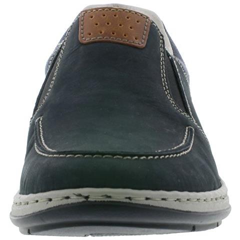 17360, Mocassini Uomo, Blu (pacific / Amaretto / Navy), 46 Ue - Foto 4