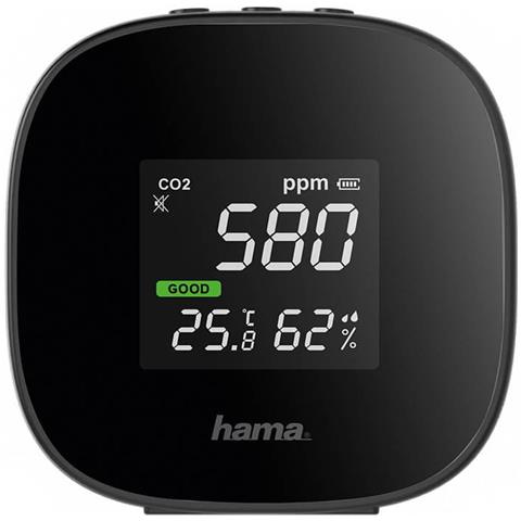 Misuratore di CO2 con Display Colore Nero - Foto 1