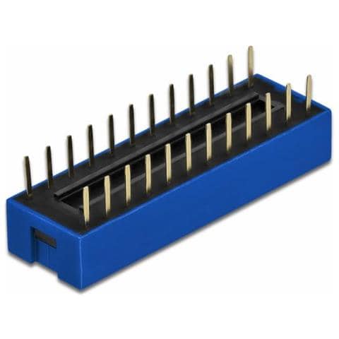 Dip-schiebeschalter 12-stellig 2,54 Mm Rasterma Tht Vertikal Blau 10 Stck (66388) - Foto 3