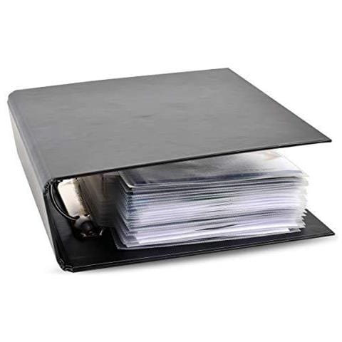 Dvd Binder Per Lo Stoccaggio Di Dvd Maniche Tasche - Portafoglio Di Alta Qualit Di Dvd Disco Bagagli - Holder In Black - 10284 - Foto 1