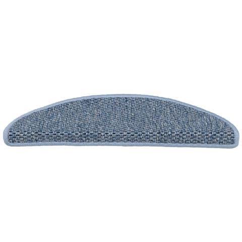 Tappeti Autoadesivi per Scale Aspetto Sisal 15pz 56x17x3 cm Blu - Foto 9