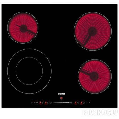 Piano Cottura HIC 64502 T Elettrico 4 Zone Cottura da 60 cm Colore Nero - Foto 2