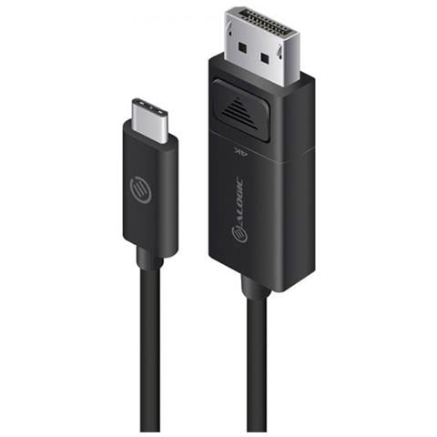 ELUCDP-02RBLK cavo di interfaccia e adattatore USB-C DisplayPort Nero - Foto 1