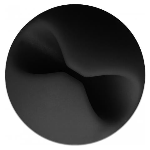 Set portacavi 6 pezzi nero - Foto 2