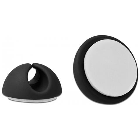 Set portacavi 6 pezzi nero - Foto 5