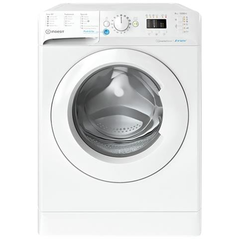 INDESIT Lavatrice Standard BWA 81285X W IT Innex Push& Go8 Kg Classe B Centrifuga 1200 giri INDESIT Lavatrice Standard BWA 81285X W IT Innex Push& Go8 Kg Classe B Centrifuga 1200 giri