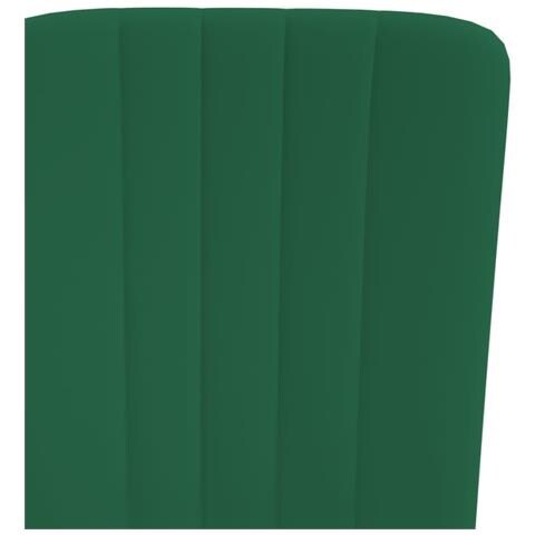 Sedie Da Pranzo 4 Pz Verde Scuro In Velluto - Foto 8